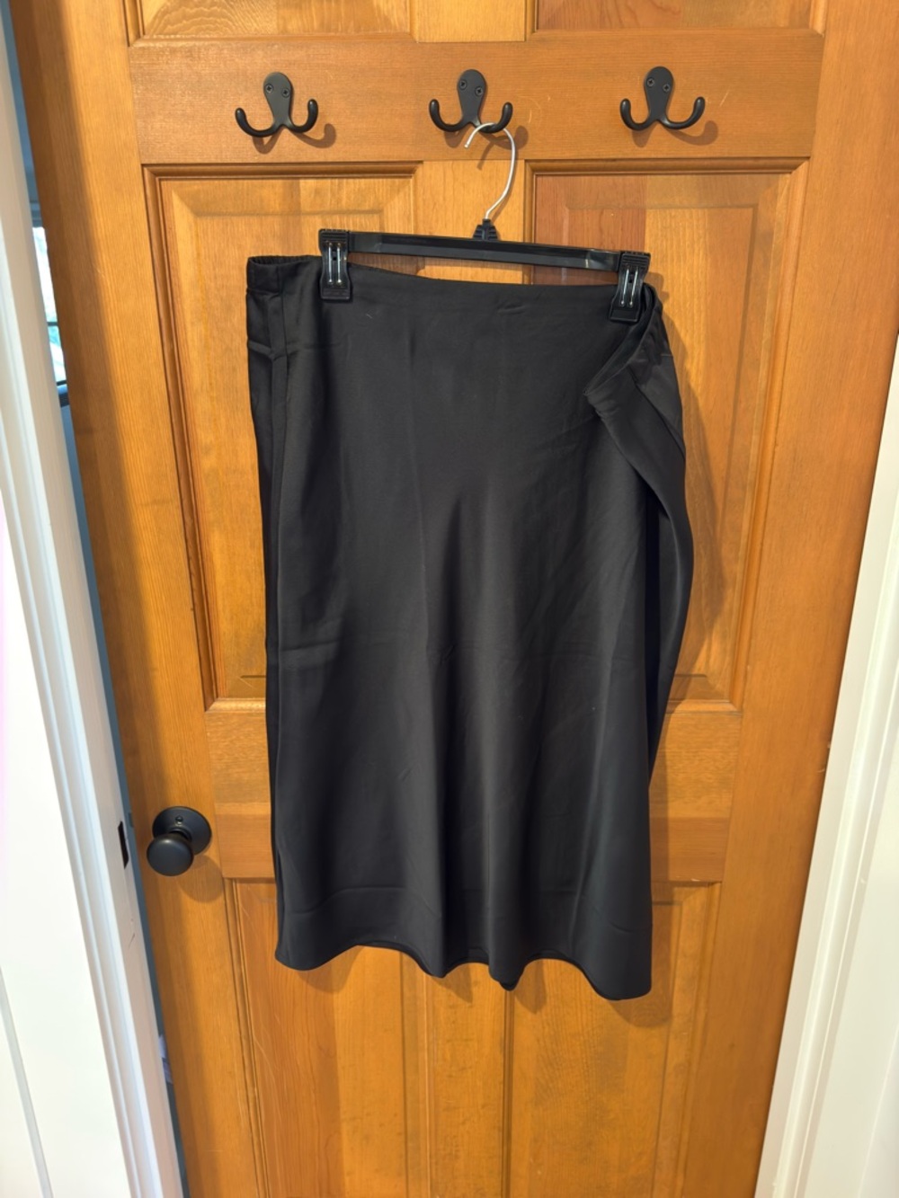 J. Crew Black Midi Skirt - Sleek A-Line
